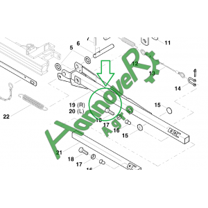 Болт Kverneland KG00478761 (AC631444)
